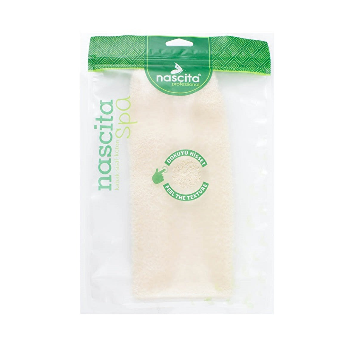 Natural Sisal Body Scrub Bag 11x25cm - Exfoliation | Nascita