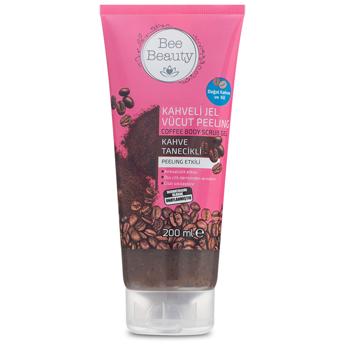 Bee Beauty Coffee Gel Body Scrub 200ML - Deep Cleansing