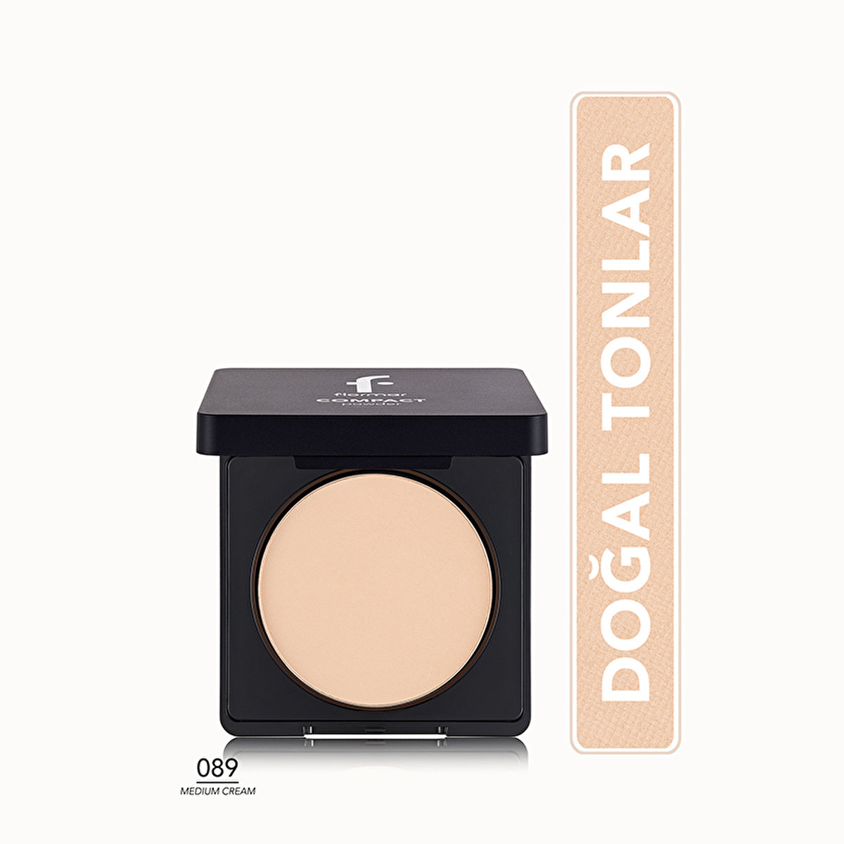 Flormar Compact Powder 089 Medium Cream - High Coverage | Matte Finish