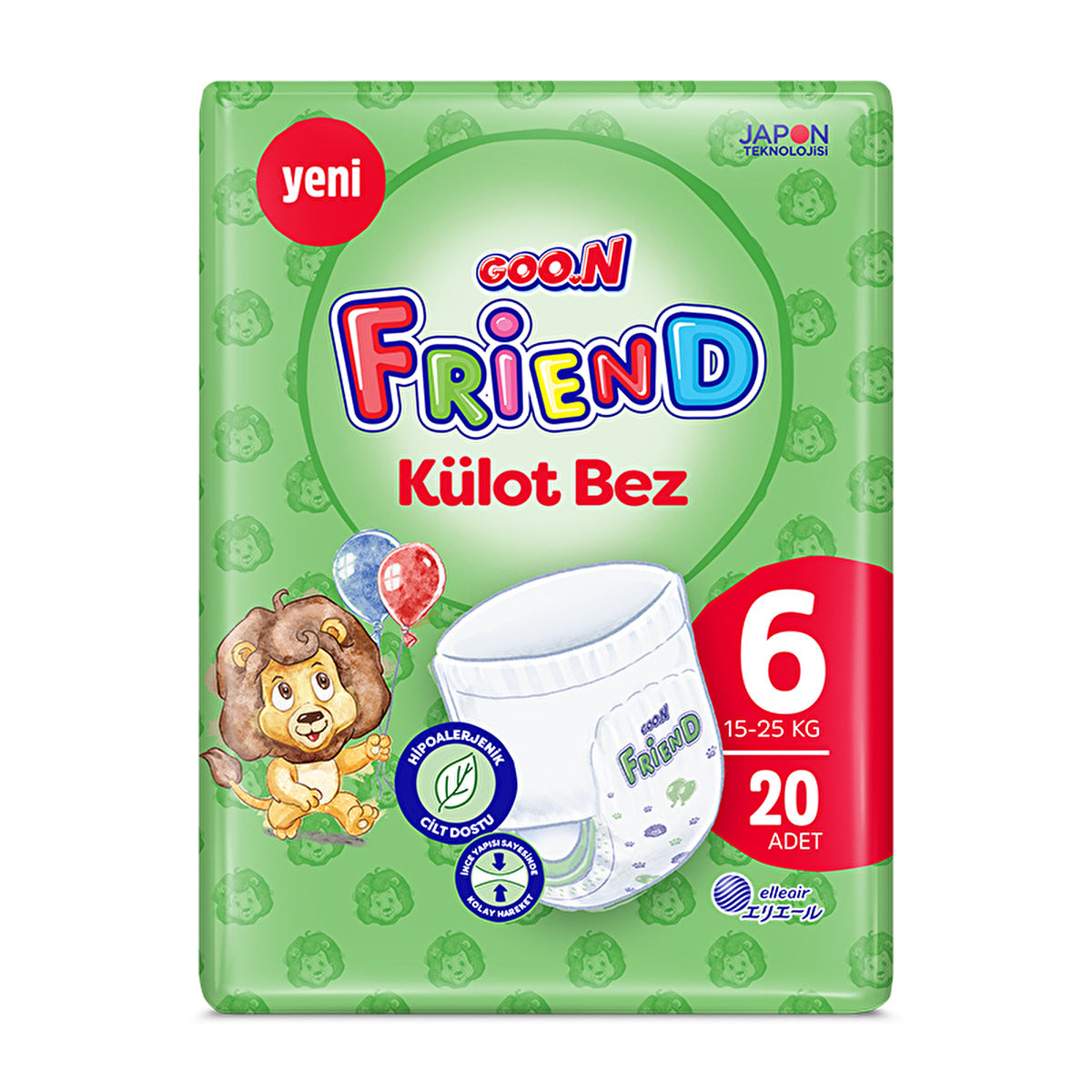 GOO.N Friend Training Pants Size 6 - 20 Count | Gentle on Skin - Image #3