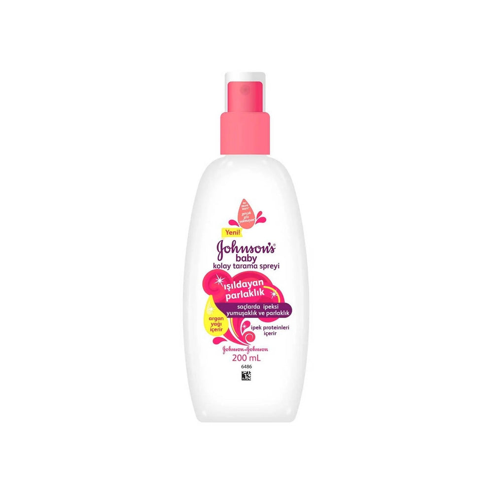 Johnsons Baby Shiny Soft Hair Detangling Spray with Argan Oil 200 ml