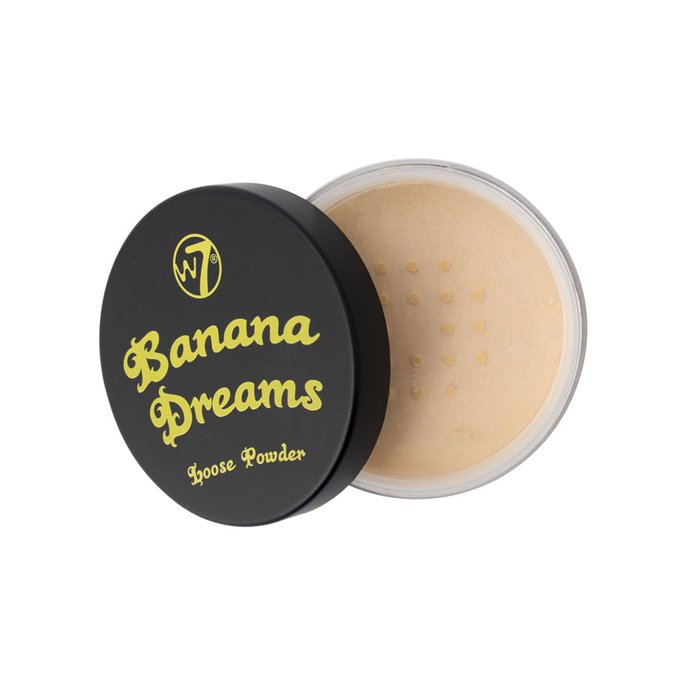 W7 Banana Dreams Loose Powder Color Correcting Setting Powder 20g