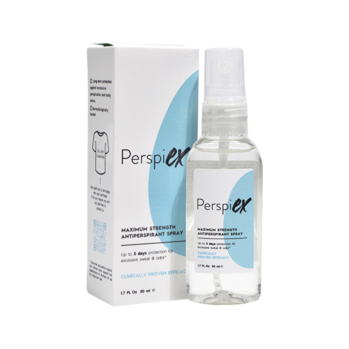 Perspiex Clinically Approved Antiperspirant Spray 50ml - Maximum Strength