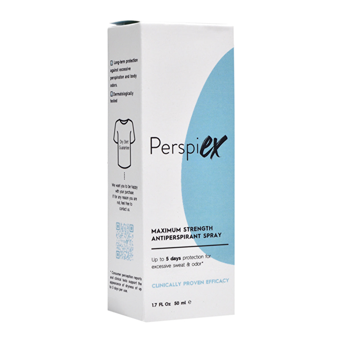 Perspiex Clinically Approved Antiperspirant Spray 50ml - Maximum Strength