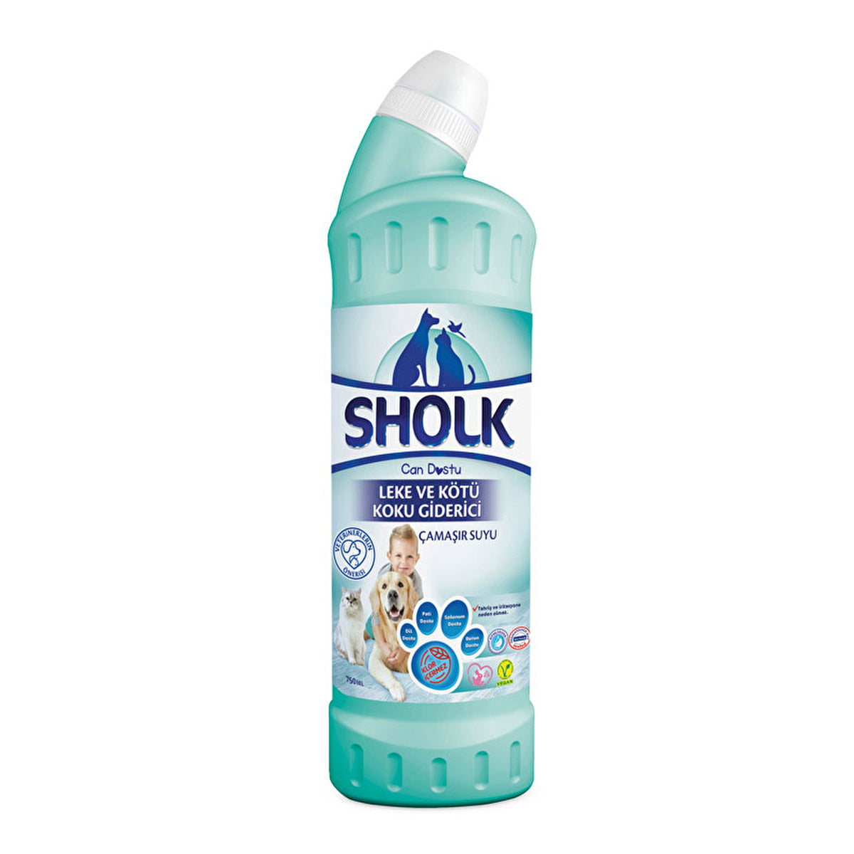 Sholk Pet Safe Odor & Stain Remover 750ml - Non-Toxic Formula | Family Friendly - Image #1