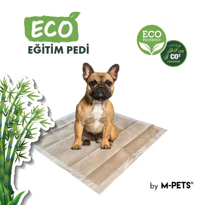 M-Pets ECO Natural Bamboo Dog Training Pads 60x60cm 50 Count