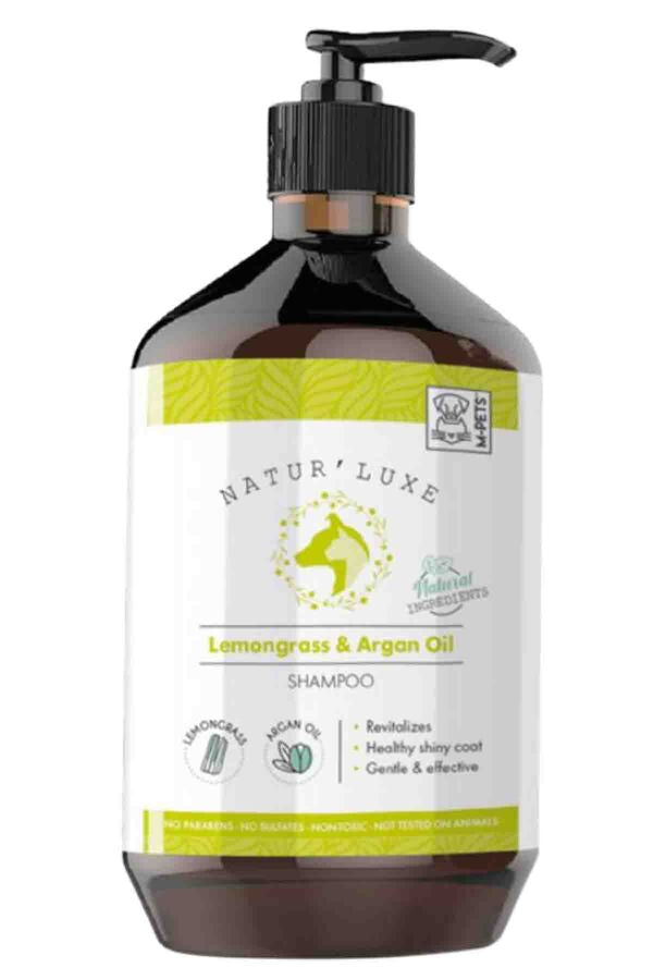 M-Pets Naturluxe Lemongrass & Argan Oil Dog Shampoo 500ml