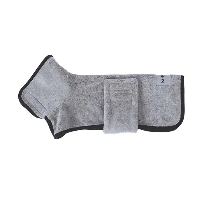 M-Pets Bath Time Dog Bathrobe Absorbent Microfiber Small