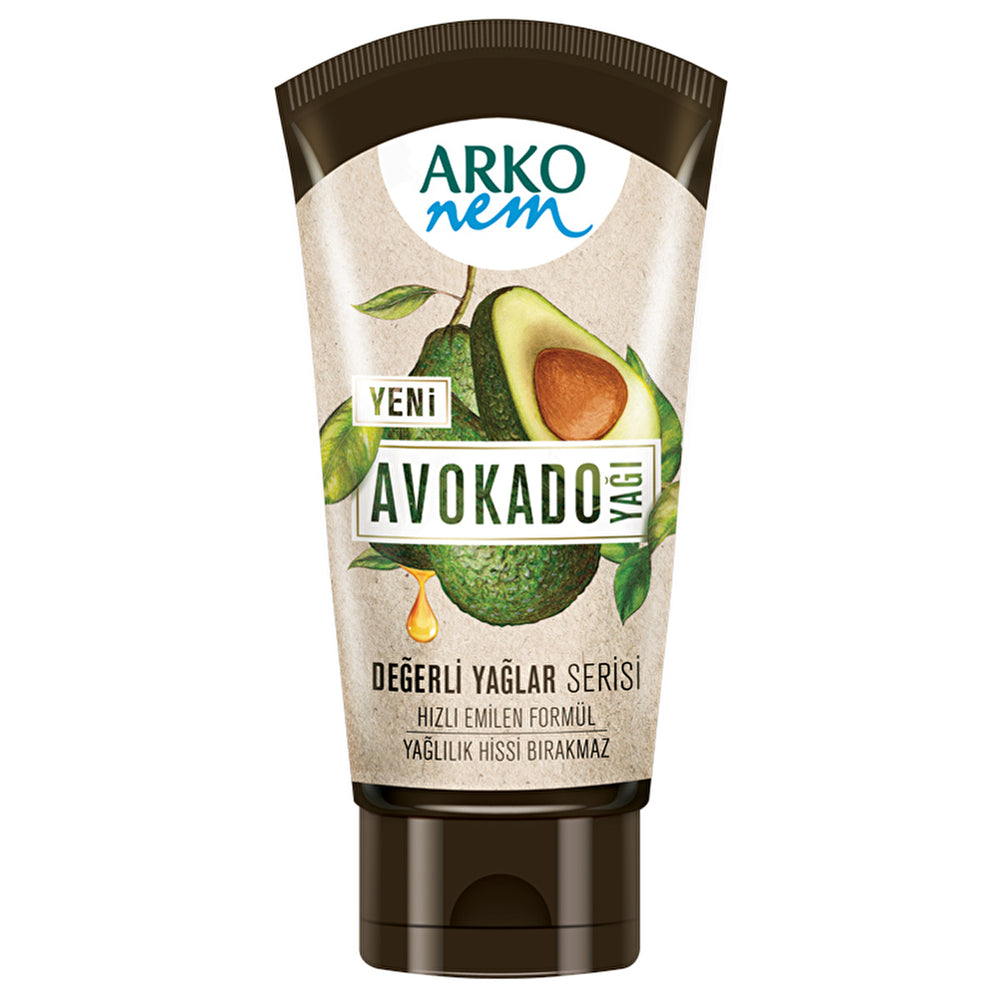 Arko Moisture Avocado Oil Cream 60ml - Hydrating Formula | Rich in Vitamin E - Image #1