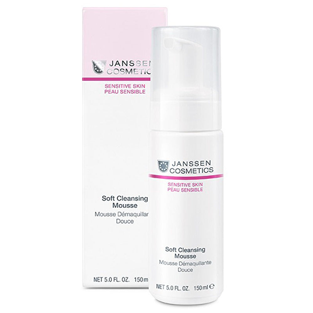 Janssen Cosmetics Daily Sensitive Skin Cleansing Mousse 150ml | Gentle Formula - Image #1