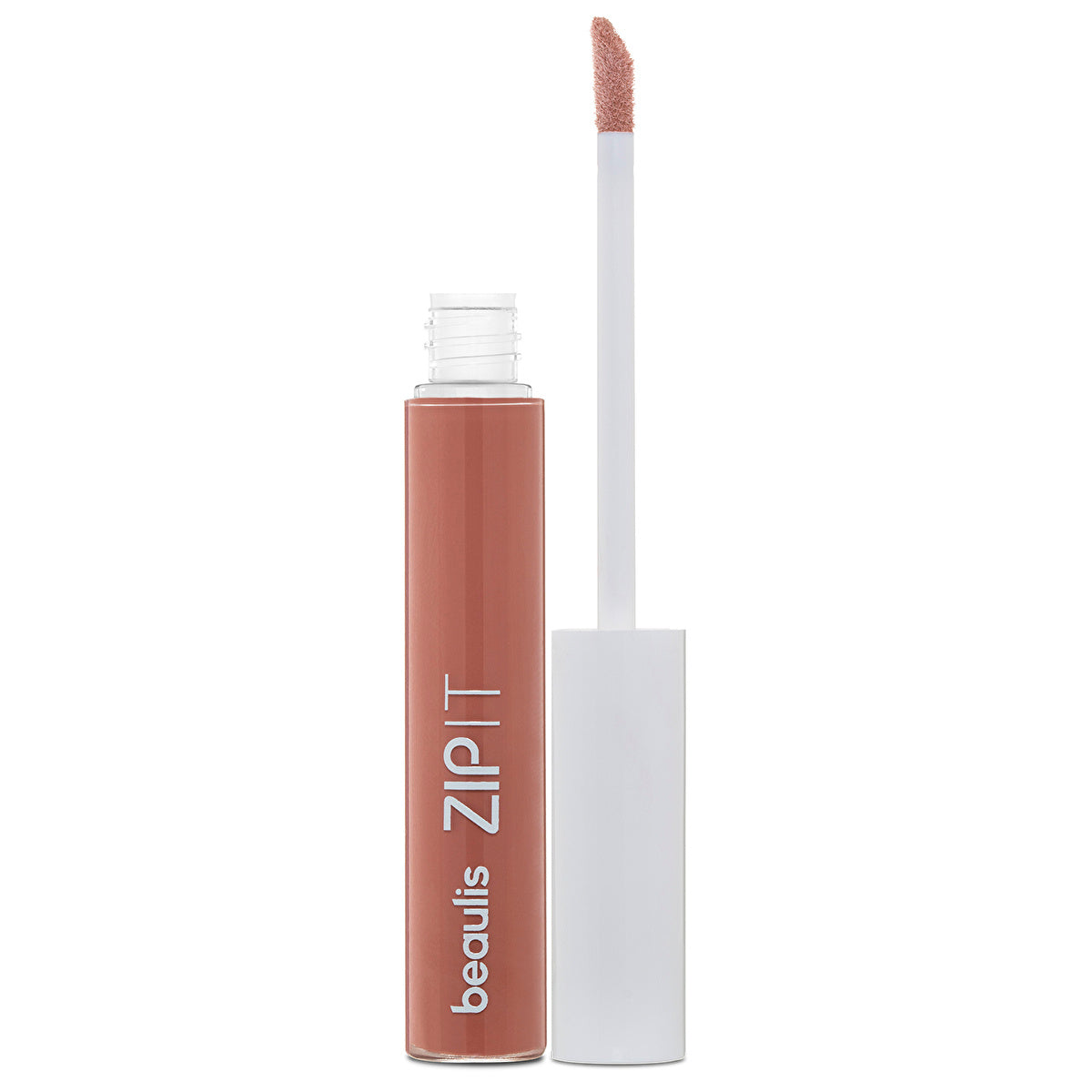 Beaulis Zip It Liquid Matte Lipstick 116 Nude Peach | Long-Lasting - Image #1