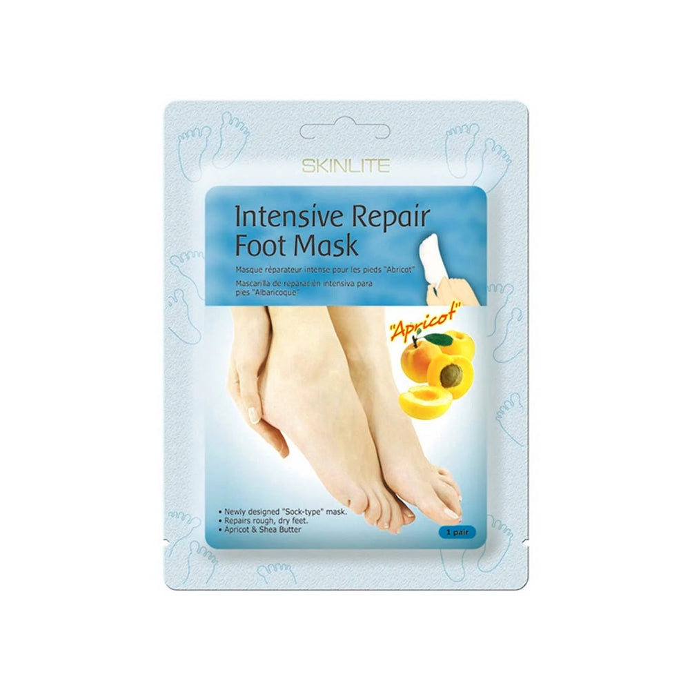 Skinlite Apricot Foot Mask for Soft and Smooth Feet 1 Pair