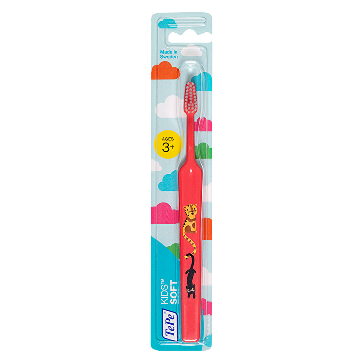 Tepe Kids Soft Toothbrush 3-5 Years - Ergonomic Design | Gentle Cleaning