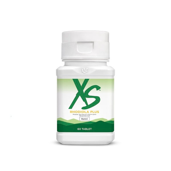 XS Rhodiola Plus with Green Tea and Vitamin C, 60 Tablets