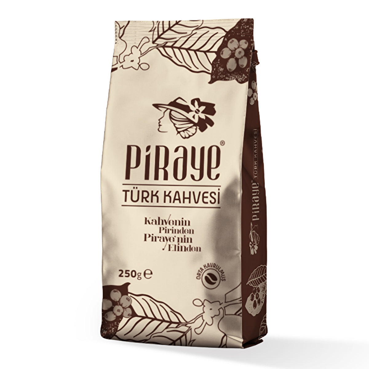 Piraye Traditional Turkish Coffee 250g - Smooth & Flavorful - Image #1