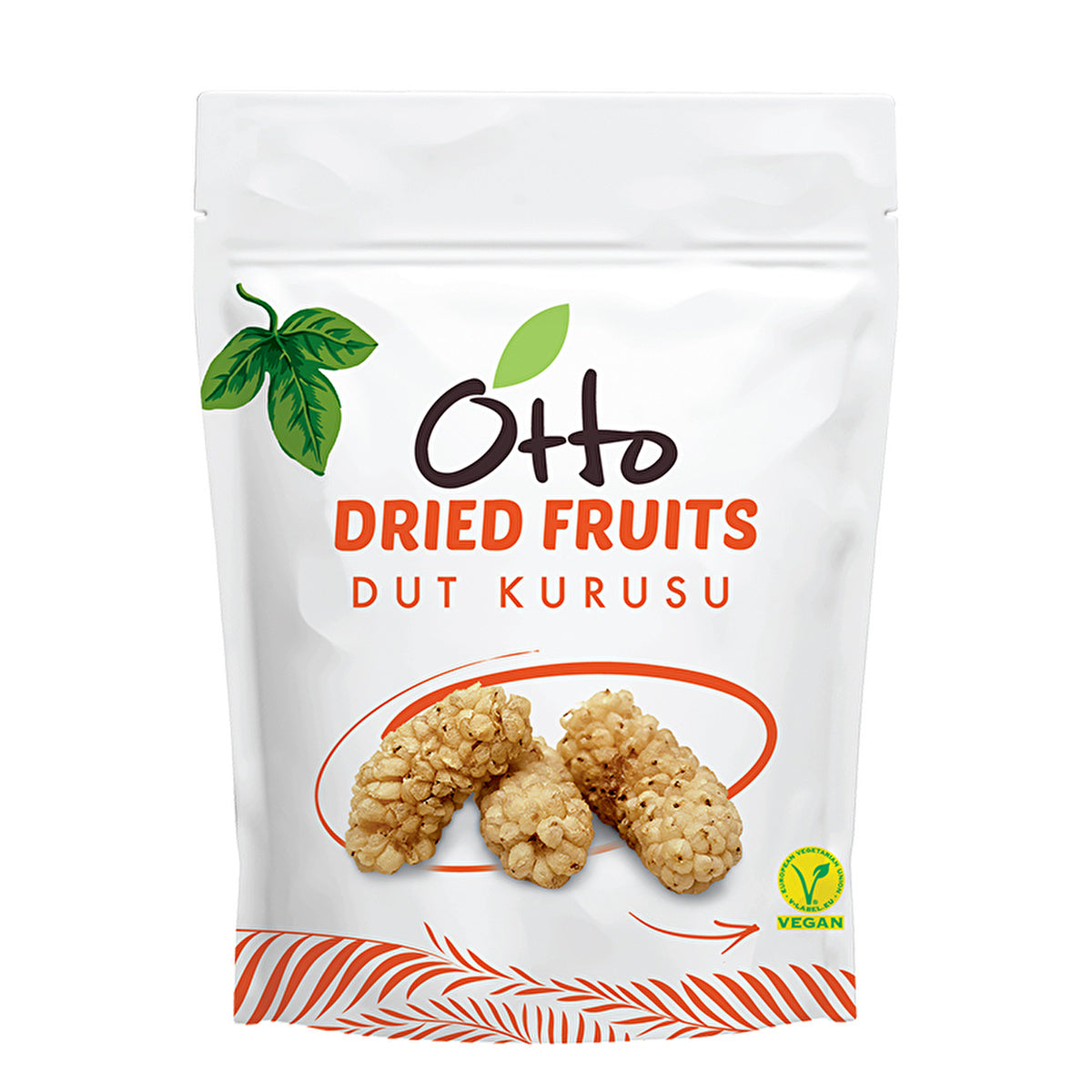 Otto Dried Fruits White Mulberries 1.23oz - Nutrient-Rich Snack | Otto