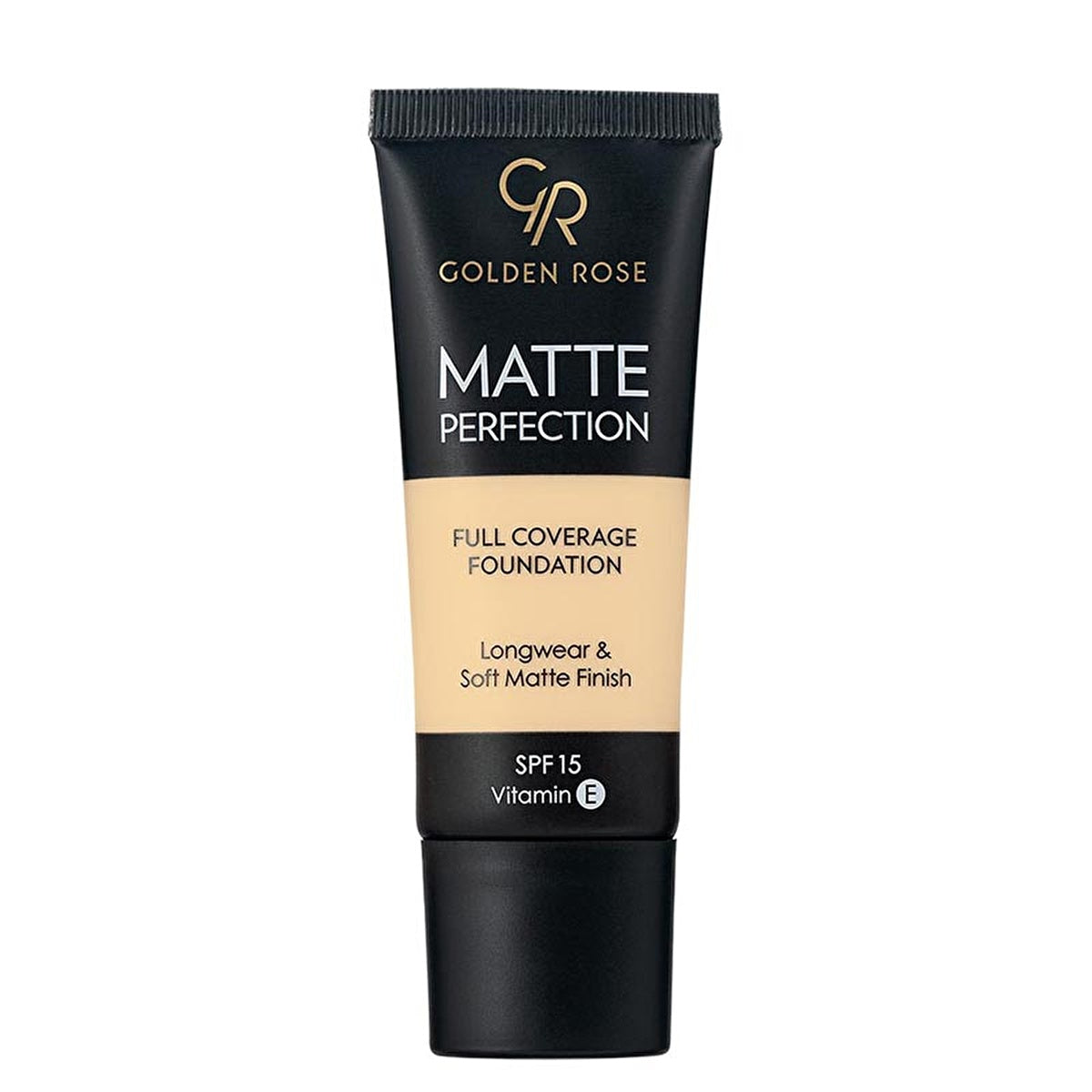 Golden Rose Matte Perfection Foundation Warm 1 - Full Coverage | SPF 15 - Image #1