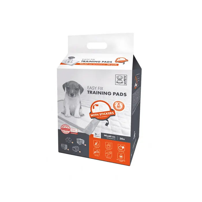M-Pets Adhesive Dog Training Pads for Potty Training 60x90 cm 30 Count