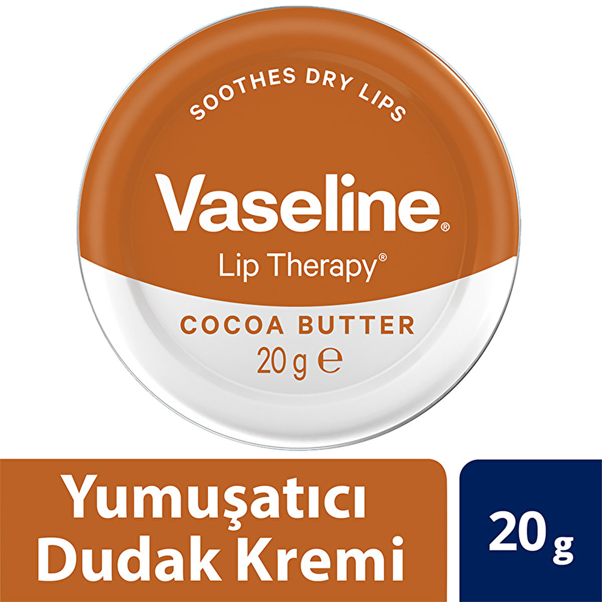 Vaseline Lip Therapy Cocoa Butter Lip Balm 0.7oz - Moisturizing Care | 20g