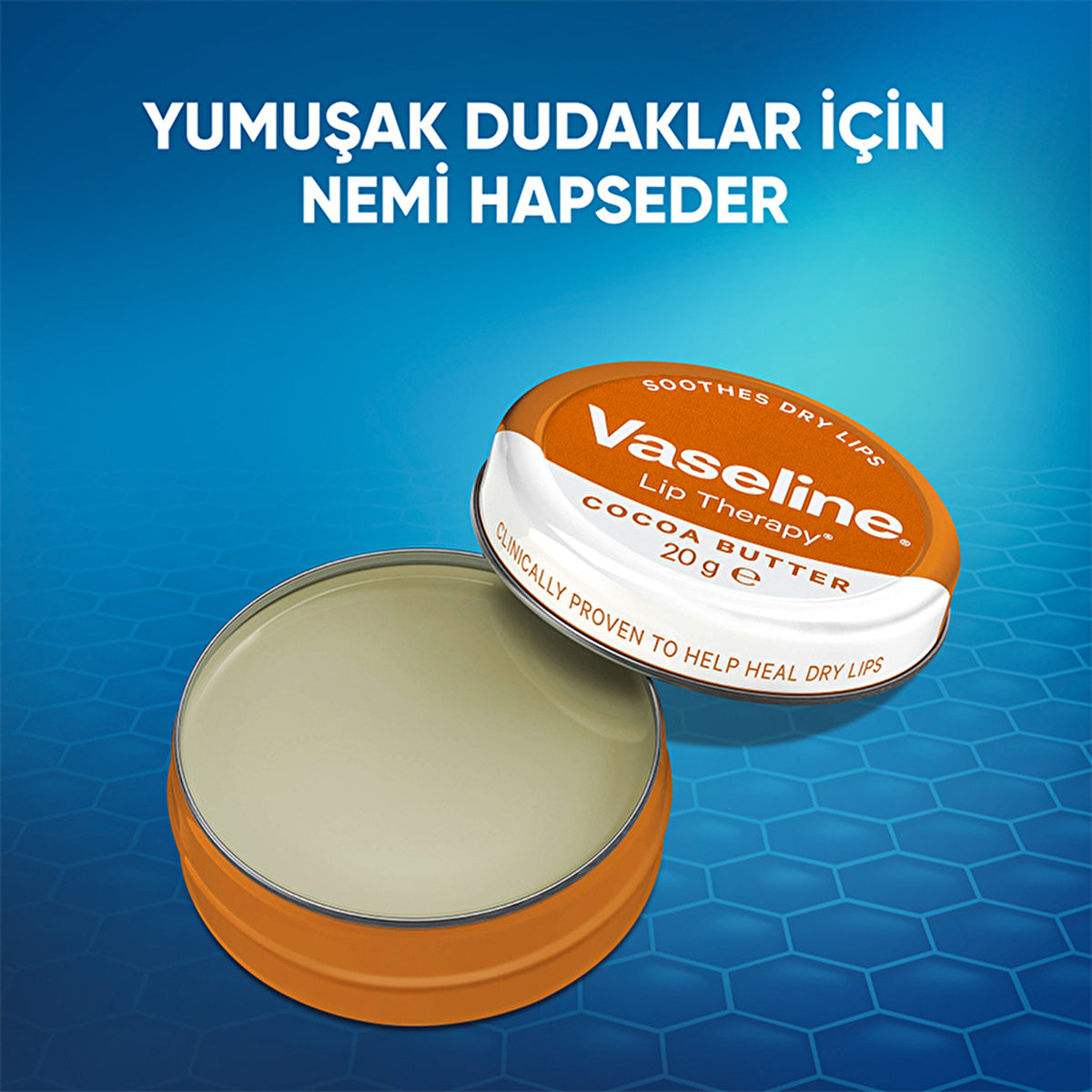 Vaseline Lip Therapy Cocoa Butter Lip Balm 0.7oz - Moisturizing Care | 20g