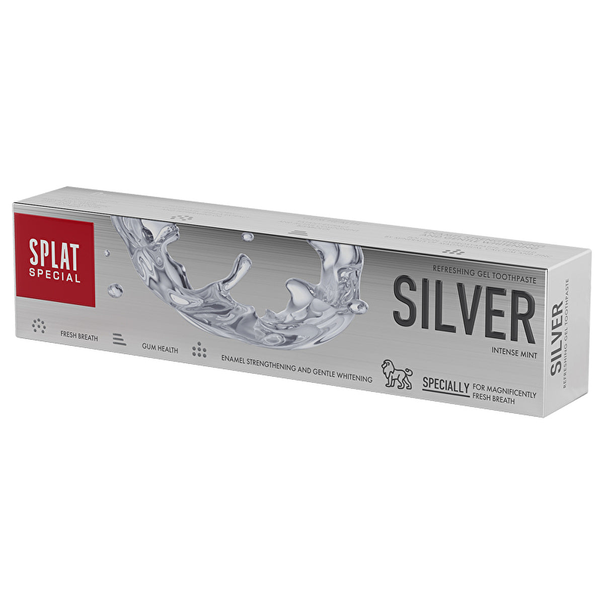 Splat Special Silver White Toothpaste 75ml - Whitening Formula | Fluoride-Free - Image #1