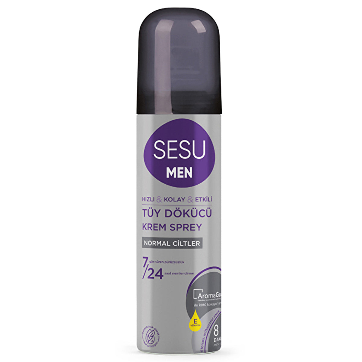 Sesu For Men Hair Removal Spray 150ml - Quick & Easy Formula | Dermatologically Tested