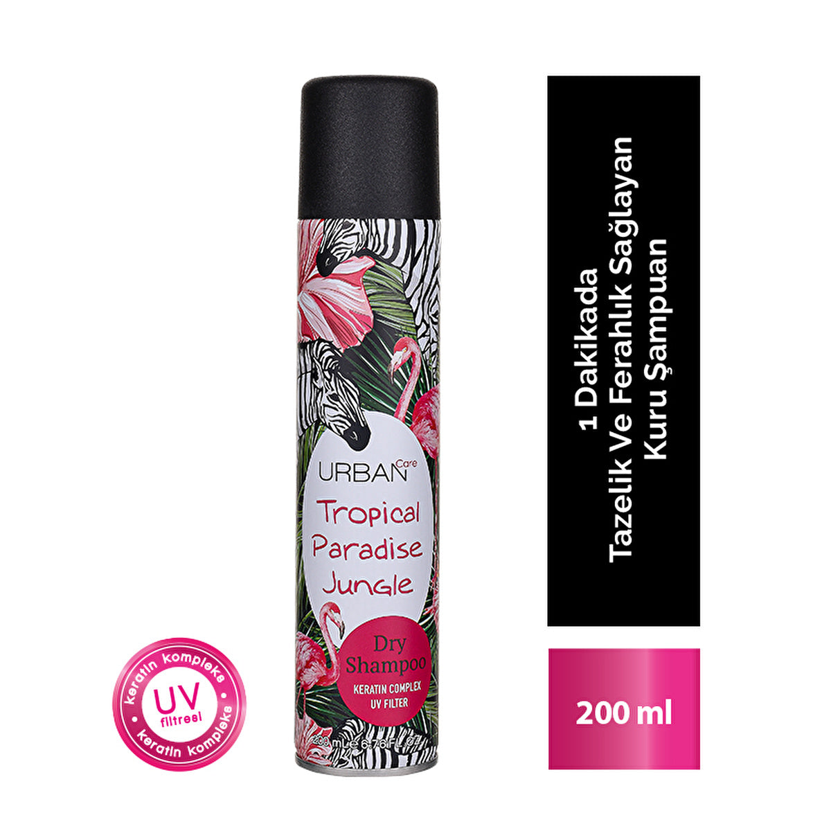 Urban Care Tropical Paradise Dry Shampoo 200ml - Volumizing Formula