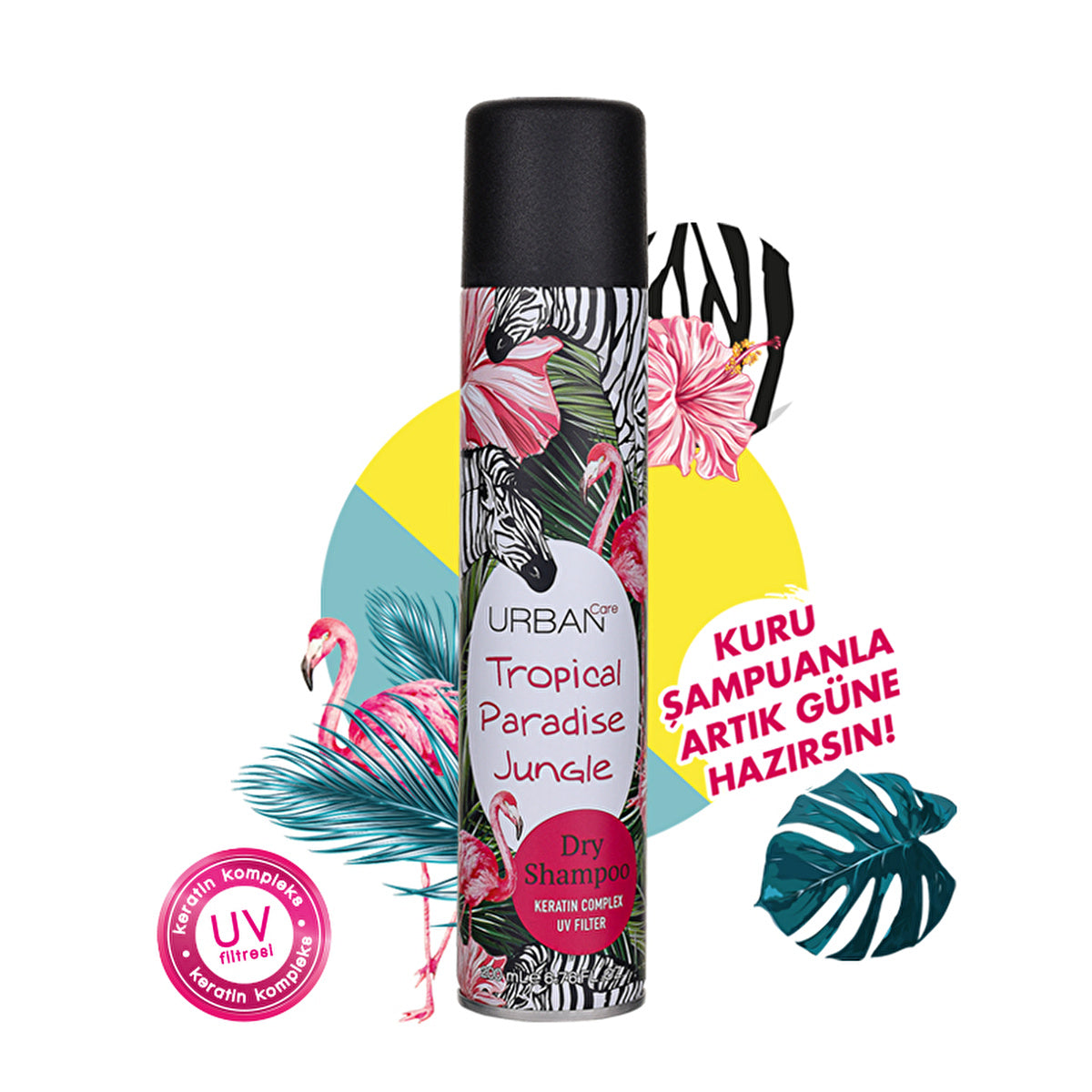 Urban Care Tropical Paradise Dry Shampoo 200ml - Volumizing Formula