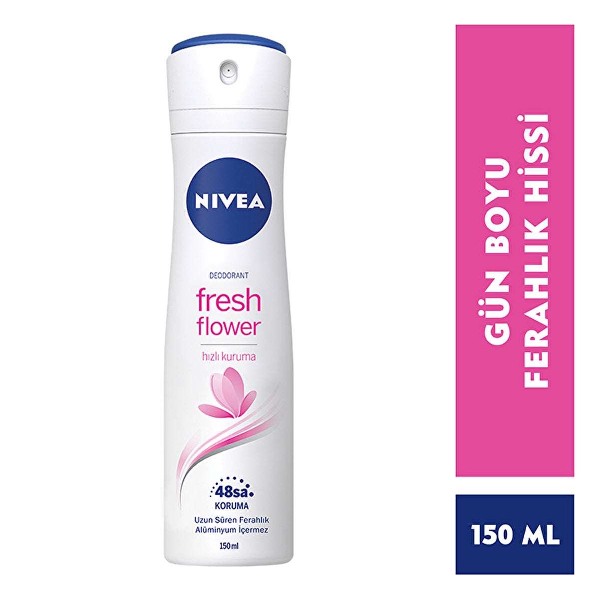 Nivea Fresh Flower Women's Deodorant Spray 150ml - Long-Lasting Protection | Floral Scent