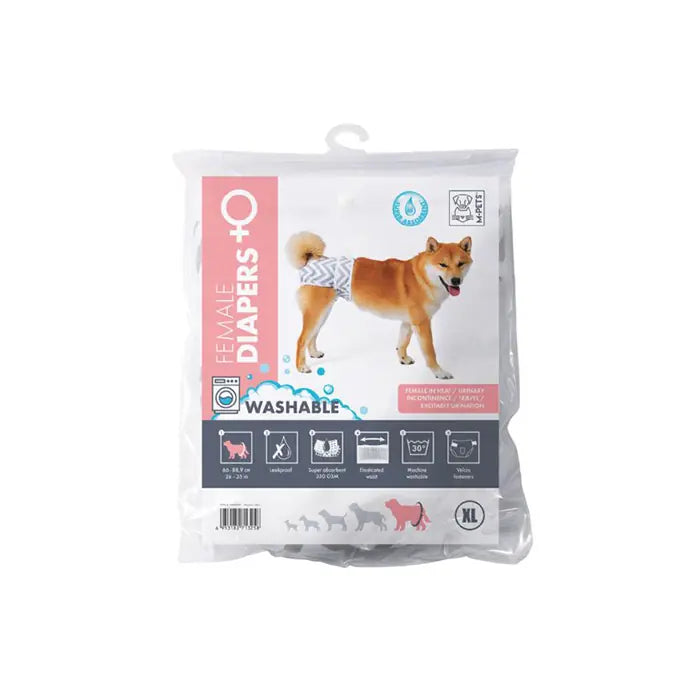 M-Pets Washable Female Dog Diaper for Comfort XLarge