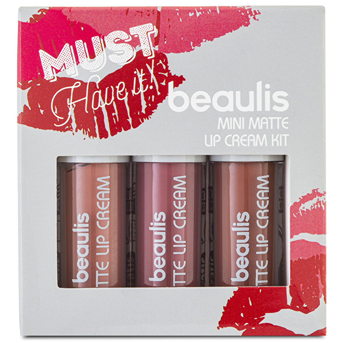 Beaulis Mini Mat Liquid Lipstick Set 230 Fundamentals - Soft Finish - Image 