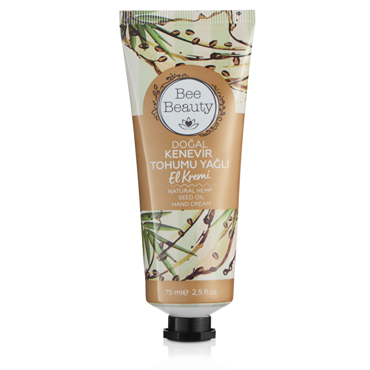 Bee Beauty Natural Hemp Seed Oil Hand Cream 75ml - Deep Moisturizing