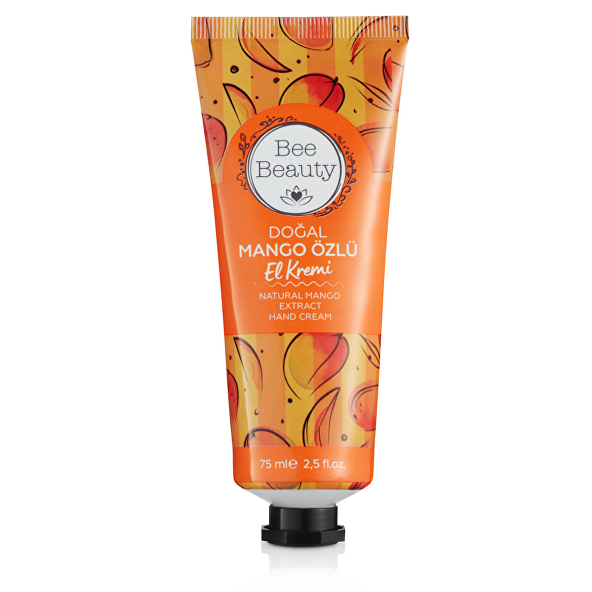 Bee Beauty Natural Mango Hand Cream 75ml - Moisturizing Formula | Skin Care