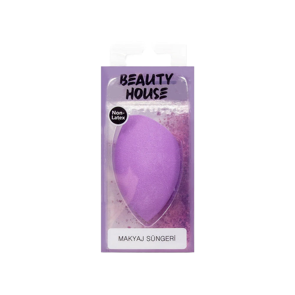 Beauty House Purple Makeup Sponge - Soft Blending Sponge for Foundation