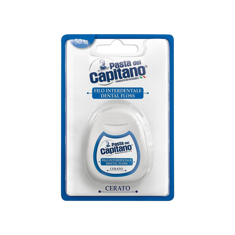 Pasta Del Capitano Dental Floss for Effective Plaque Removal 50m