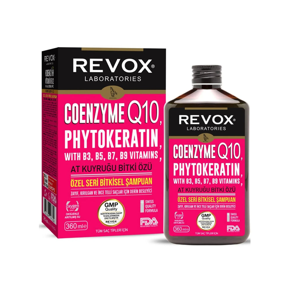 Revox Qenzym Q10 Shampoo Strengthening Formula 360 ml