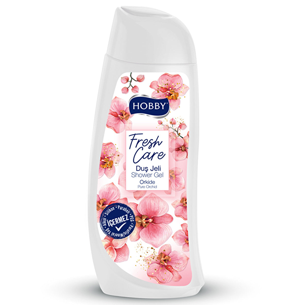 Hobby Fresh Care Orchid Shower Gel 500ml - Creamy Formula | Paraben-Free - Image #1