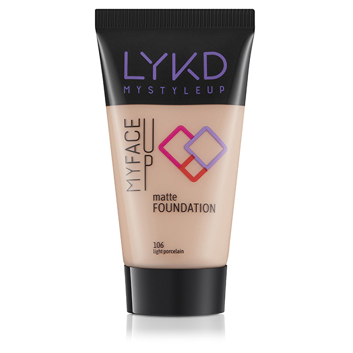 LYKD Matte Foundation 106 Light Porcelain - Smooth Finish | Flawless Coverage