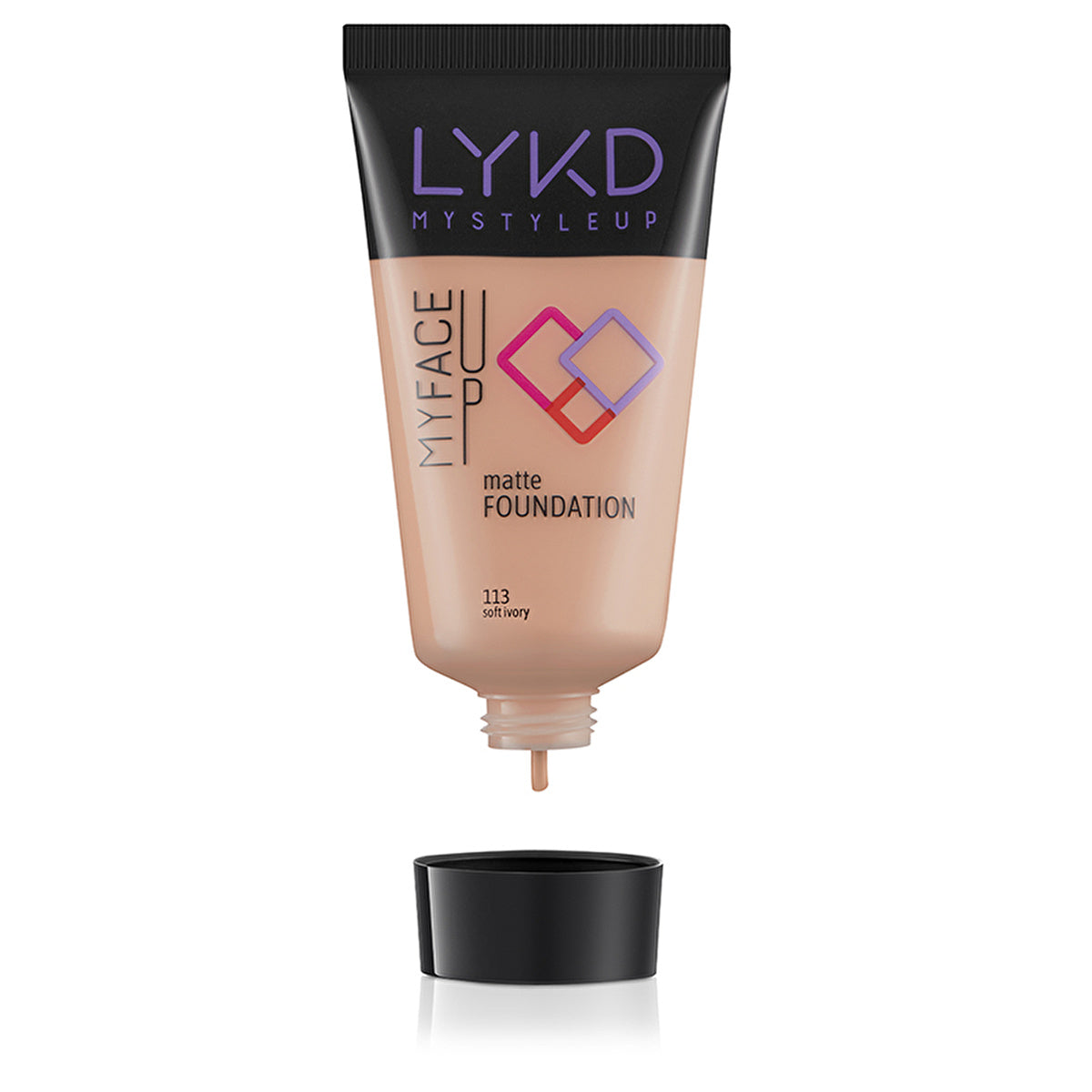 LYKD Matte Foundation 113 Soft Ivory - Smooth Finish | Long Lasting