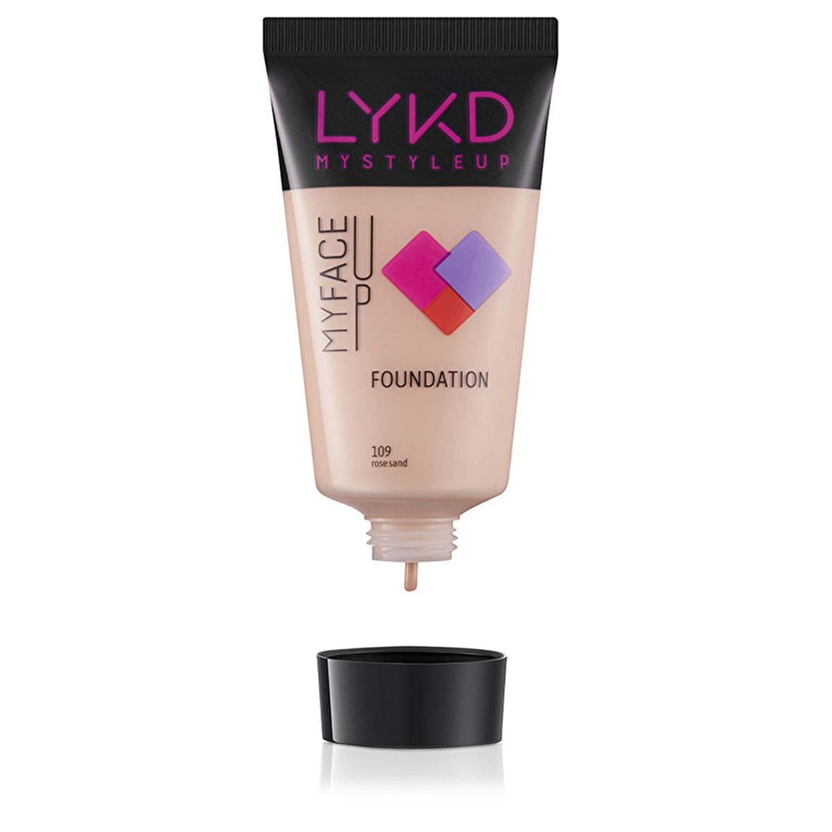 LYKD Foundation 109 Rose Sand - Lightweight Formula | All Skin Types