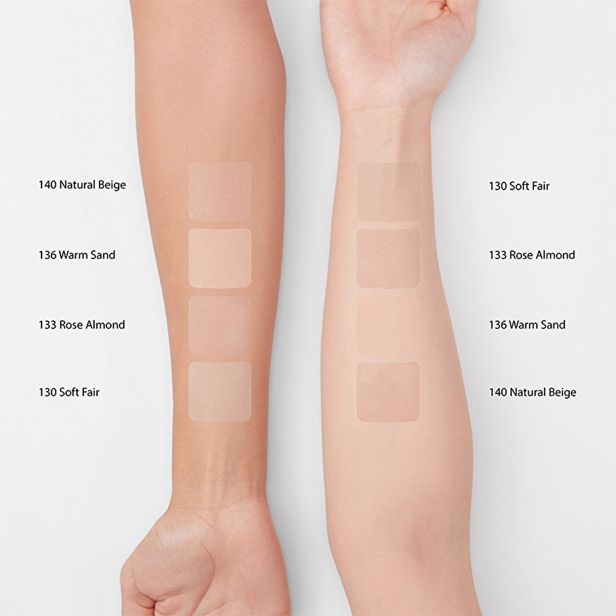 LYKD 2 in 1 Foundation 136 Warm Sand - High Coverage | All Skin Types