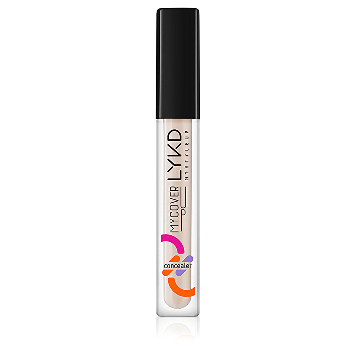 LYKD Liquid Concealer 128 Light Beige - High Coverage Formula | Brightening