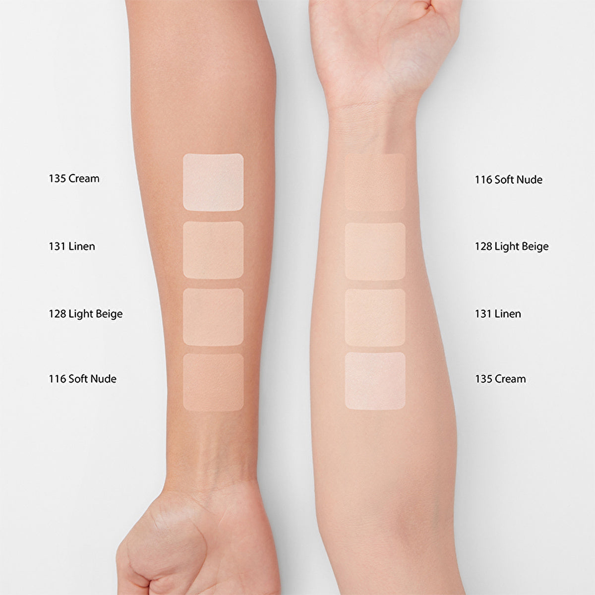 LYKD Liquid Concealer 128 Light Beige - High Coverage Formula | Brightening