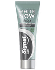 Signal White Now Detox Active Charcoal Toothpaste 75ml - Whitening Effect - Image 