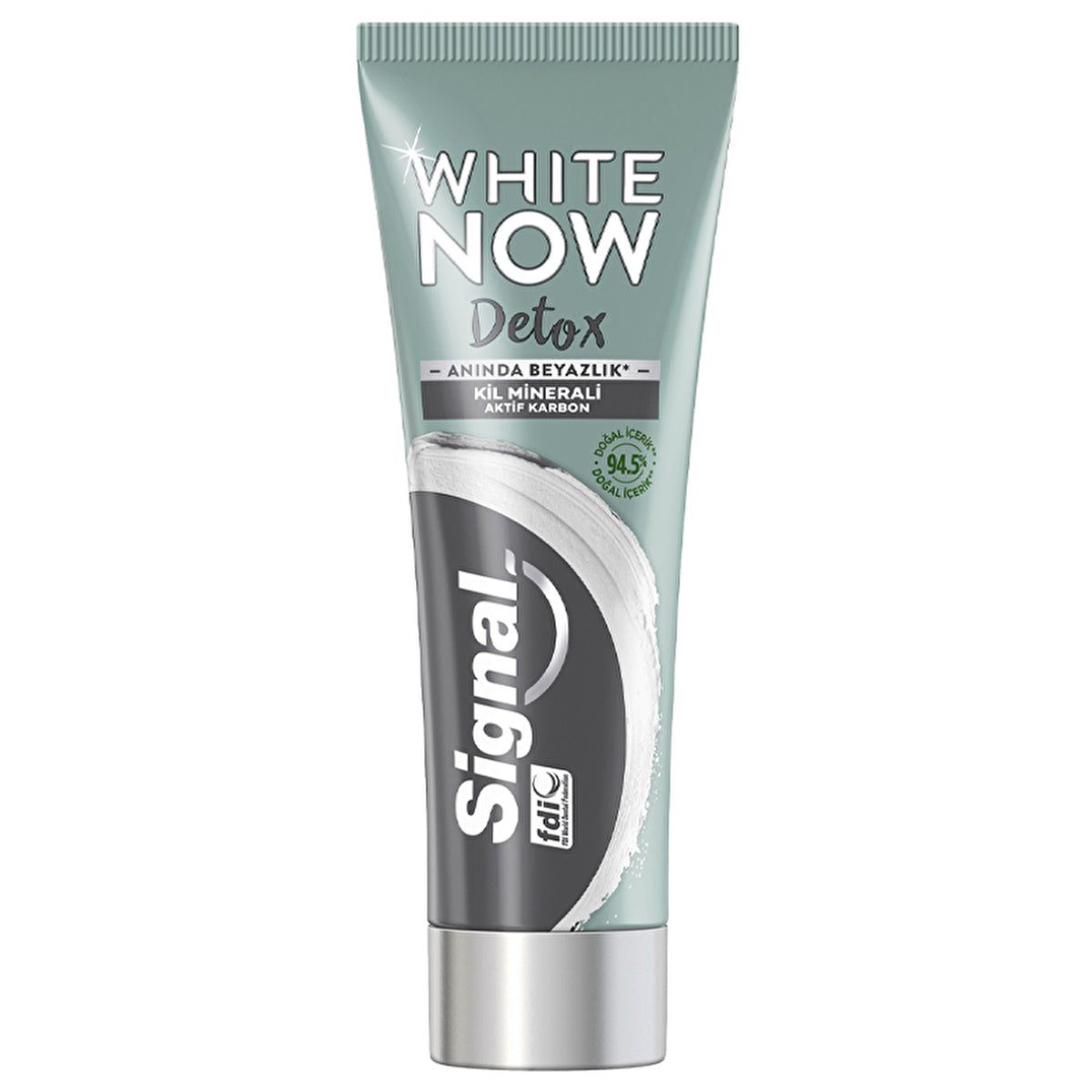 Signal White Now Detox Active Charcoal Toothpaste 75ml - Whitening Effect - Image #3