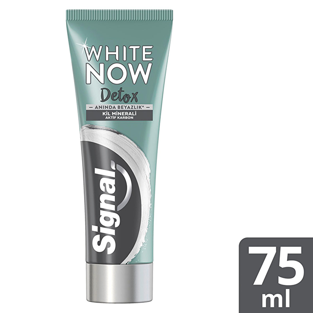 Signal White Now Detox Active Charcoal Toothpaste 75ml - Whitening Effect - Image #2