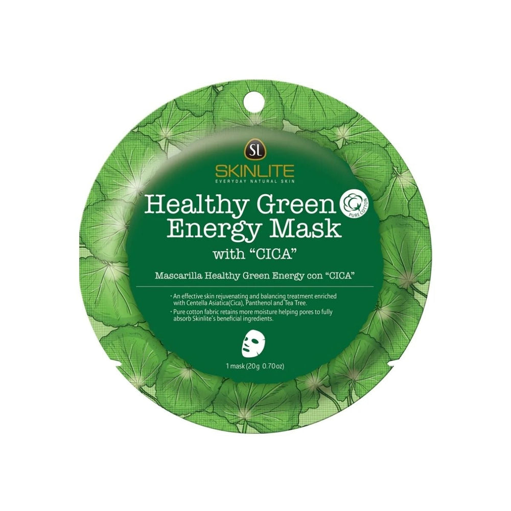 Skinlite Cica Green Energy Sheet Mask for Soothing Hydration 20g