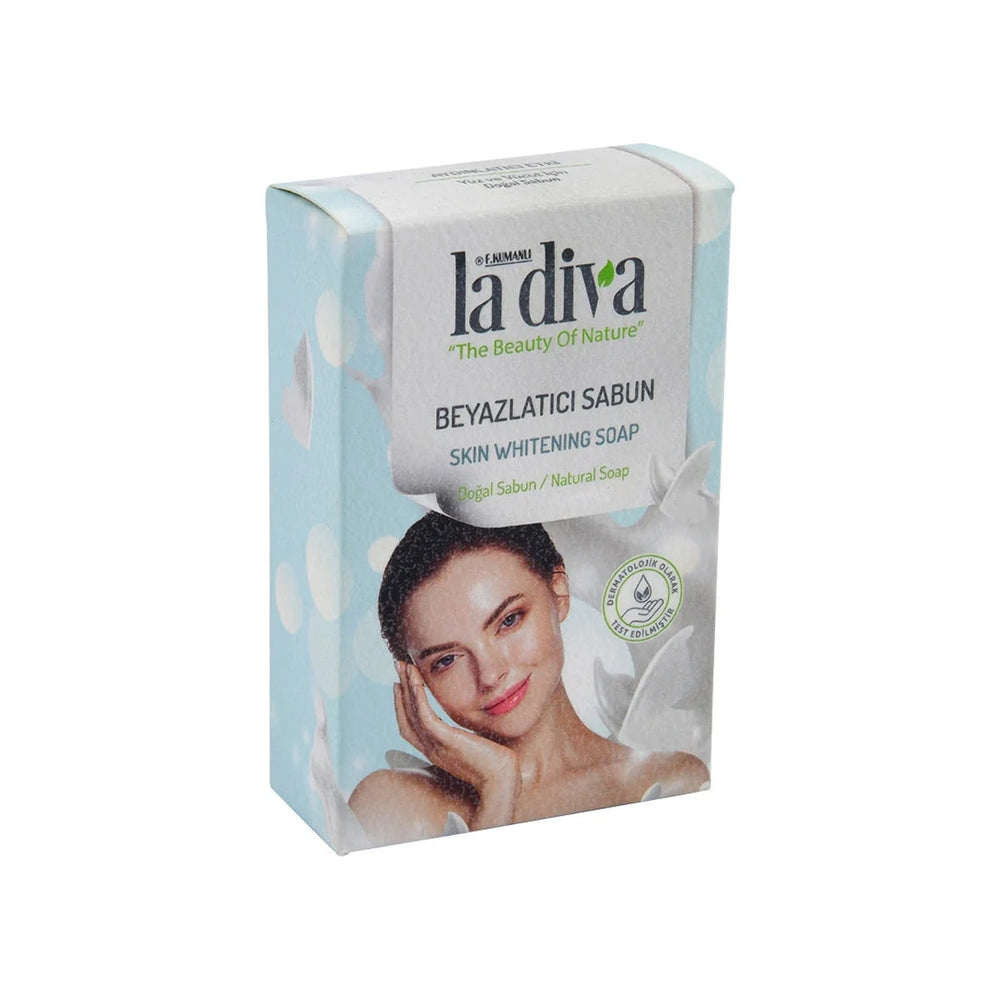 La Diva Whitening Solid Soap Brightening Bar 100g