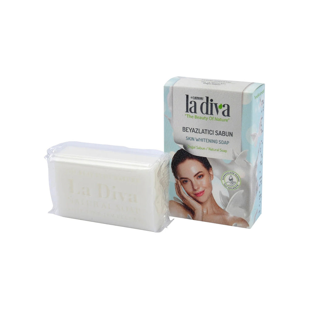 La Diva Whitening Solid Soap Brightening Bar 100g