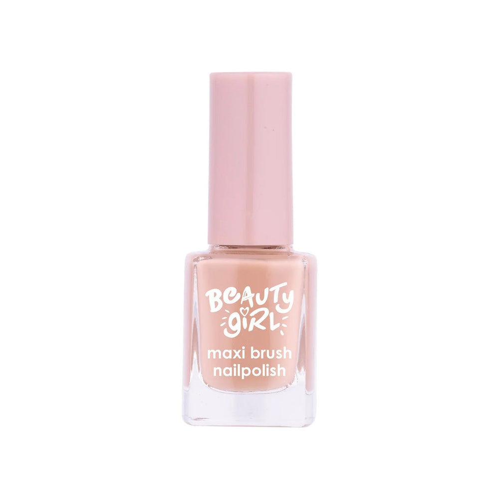 Beauty Girl Nail Polish 10 Sandy Nude Single Coat Color 11ml